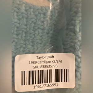 Brand new unopened Taylor Swift 1989 Cardigan size XS/S